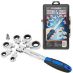 Forsage Cserélhető dugókulcs készlet in Hungarian translates to "Cserélhető dugókulcs készlet. " However, if you need a more SEO-friendly version, you can consider using "Dugókulcs készlet cserélhető fejjel (