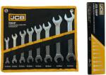 JCB Kétoldalas lapos kulcs készlet 8 részes ponyvával 8-24 mm Cr-V (61294)