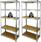 Chomik KÉT KÁD 5-SZINTES 90x30x180 CM POLC TERHELHATÁSA: 175 KG*0885 (CH-GWI0885)