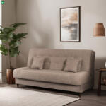 Mebel Elite Kihúzható kanapé barna színben - NEPAL