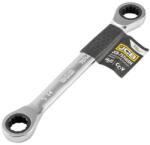 JCB kétvégű racsnis csillagkulcs 14x15 mm Cr-V, 12-szögű FS-58163 (58163)