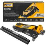 JCB Kétdugattyús autós emelő béka 1, 5T + gumi - 1, 5 tonnás dupla hengerejű gépkocsiemelő béka gumiabronccsal (F56955)