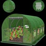 GardenLine ZÖLD KERTI FÓLIASÁTOR 4 SZEGMENS BEMUTATÓ ÚJ MEGOLDÁS 4 x 2, 5 x 2 M *3069 (CH-TUN3069)