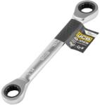 JCB KÉTOLDALÚ KULCS RÁCSANYIVAL 14x17mm Cr-V 12-SZÖGŰ (F58164)