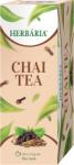 Herbária Fekete tea Chai 25x1, 5g ( Harmonikus, keleties ízvilágú, fűszeres teakeverék, ami a fekete teát ötvözi az illatos fahéjjal, édes ánizzsal, csípős gyömbérrel és aromás kardamommal . )