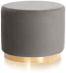 Atreve Altreve SISI Forgó Puff Szürke Arany Szegéllyel