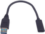 PremiumCord Usb 3.0 (apa) - Usb-c (anya) átalakító Kábel Fekete (kur31-17)
