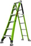 Little Giant Ladder Двураменна стълба от фибростъкло 5+4 стъпала Little Giant TELECOMBO с GROUND CUE, V-bar и двупозиционни пети (13946)
