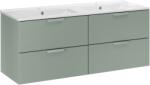 ArtCom Fürdőszobaszekrény mosdóval ASTER Zöld U120cm | 120 cm (SET-ASG 120CM LAVA)