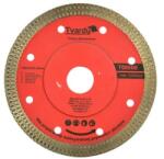  Tvardy prémium gyémánt vágótárcsa vágókorong folyamatos vágóélű gres/márvány/gránit 125x10x22, 2mm T0 (T00800)