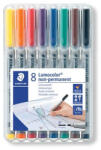 STAEDTLER Alkoholmentes marker készlet, OHP, 1 mm, STAEDTLER "Lumocolor® 315", 8 különböző szín (315WP8)