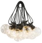 GLOBO Almaga fekete-átlátszó LED party fény (GLO-34090N) LED 10 izzós IP44