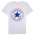 Converse Rövid ujjú pólók CORE CHUCK PATCH TEE Fehér 13 / 15 ans