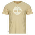 Timberland Rövid ujjú pólók KENNEBEC RIVER TREE LOGO SHORT-SLEEVE TEE Bézs EU S