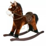  Western hintaló hanggal és nyereggel - sötétbarna (JR607)