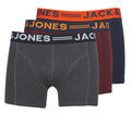 Jack & Jones Boxerek JACLICHFIELD X 3 Szürke EU XL