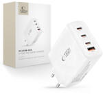Tech-Protect NC140W GaN hálózati töltő adapter USB / 3x USB-C 140W PD QC, fehér