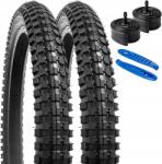  Kerékpár gumiabroncs 20" 2 db AV32mm gumibelsővel YunSCM Mtb kerékpárhoz