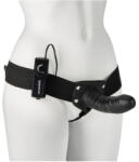 Pipedream Fetish Fantasy Hollow rezgő üreges strap- on pénisz nőnek vagy férfinak fekete