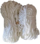 Huck Mantie anti-shock Huck pentru plase porti handbal 3A 2 m, poliester O4 mm, alb, ochiuri patrate, set 2 buc (HN118)
