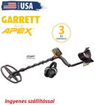  Garrett Ace APEX 8, 5x11" fémdetektor fémkereső Raider tekerccsel Wireless fejhallgatóval