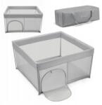 Kinderkraft Ziki gyerek járóka, szürke, 118x118x76 cm (KLZIKI00GRY0000)