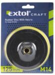 Extol gumitányér sarokcsiszolóhoz; 125mm, tépőzáras, max. ford. : 12.500 1/min (108525)