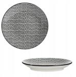 Arte Regal Desszert tányér Geometrico 19, 5 cm porcelán desszertekhez és rágcsálnivalókhoz az asztalra (87243)