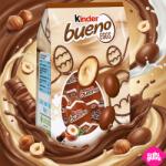 Kinder Bueno Eggs - Tejcsokoládé tojások krémes mogyorós töltelékkel 80 g