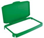 DURABLE Nyitható tető, 60 l-es szemeteshez, műanyag, DURABLE „Durabin®, zöld (DB1800500020)
