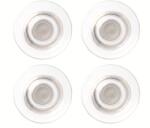 Nobo Erős mágnes, 4 db, üvegtáblákhoz, NOBO, átlátszó (VN4116)