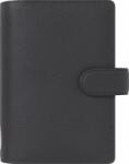 FILOFAX Kalendárium, gyűrűs, betétlapokkal, A5, FILOFAX „Norfolk, fekete (NFX022669)