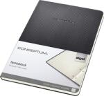 Sigel Füzet, exkluzív, A5, kockás, 60 lap, keményfedeles, SIGEL „Conceptum, fekete (SICO802)