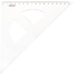 KOH-I-NOOR Háromszög vonalzó, műanyag, 45 °, 16 cm, KOH-I-NOOR (TKOH7441501) - becsiirodaker