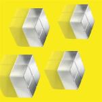 Sigel Extra erős kockamágnes, 4 db, SIGEL „SuperDym, ezüst (SBA705)