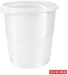 ESSELTE Papírkosár, 14 liter, ESSELTE „Europost, Vivida fehér (E623945)
