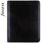 FILOFAX Kalendárium, gyűrűs, betétlapokkal, A5, FILOFAX „Metropol, cipzárral fekete (NFX026979)