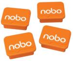Nobo Mágnesek fehértáblához 4 db, NOBO narancs (VN5327) - becsiirodaker