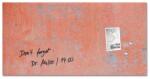 Sigel Mágneses üvegtábla, 91x46x1, 5 cm, SIGEL „Artverum® „, piros fal mintázat, matt (SDGL289)