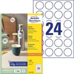 Avery-Zweckform Etikett, univerzális, 40 mm, kör, AVERY ZWECKFORM, 2400 etikett/csomag (AYL3415100) - becsiirodaker