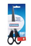 DONAU Olló, irodai, 16 cm, DONAU, fekete (D16) - becsiirodaker