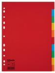 ESSELTE Regiszter, karton, A4, 10 részes, ESSELTE „Economy, színes (E100201)