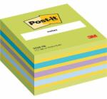 3M POSTIT Öntapadó jegyzettömb, 76×76 mm, 450 lap, 3M POSTIT, lollipop zöld (LP2028NB)