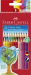Faber-Castell Színes ceruza készlet, háromszögletű, FABER-CASTELL „Grip 2001, 24 különböző szín (TFC112424)