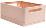 EXACOMPTA Tárolódoboz, A4+, összecsukható, EXACOMPTA „Skandi, nude (EX27231D)