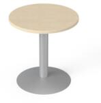 MAYAH Tárgyalóasztal, kör, szürke fémlábbal, O 60 cm, MAYAH „Freedom SV-57, juhar (IBXA57J)