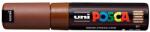 uni Dekormarker, 4, 5-5, 5 mm, UNI „Posca PC-7M, barna (TUPC7MB)