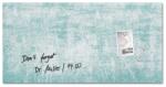 Sigel Mágneses üvegtábla, 91x46x1, 5 cm, SIGEL „Artverum® „, türkizkék fal mintázat, matt (SDGL287)