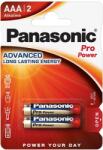 Panasonic Elem, AAA mikro, 2 db, PANASONIC „Pro power (PEGAAA2)