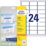 Avery-Zweckform Etikett, 63, 5×33, 9 mm, fagyasztható, AVERY ZWECKFORM, 600 etikett/csomag (AYL797025)